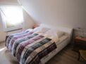 Schlafzimmer Dachgeschoss Ferienhaus Kipp Breege auf Rügen